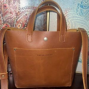 Portlands Leather Goods Mini Honey Crossbody Tote